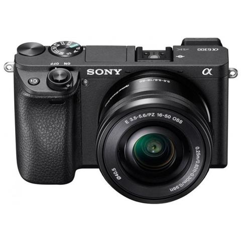 Alpha 6300 Nero Sensore CMOS 24.2 megapixel Display 3" Filmati Ultra HD 4K + Obiettivo PowerZoom 16-50 mm - Foto 2