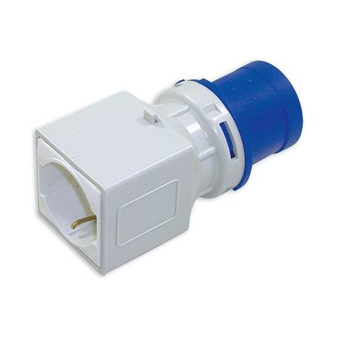 Adattatore Industriale 220v + Schuko Bipasso - Foto 2