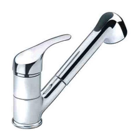 Miscelatore Monocomando Cromato + Doccia Estraibile Cromata - Foto 1