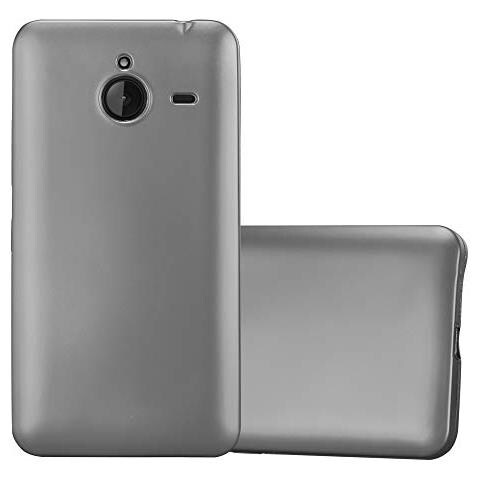 Custodia Compatibile Con Nokia Lumia 640 Xl In Grigio Metallico - Coperchio Protettivo In Silicone Tpu Flessibile - Foto 1