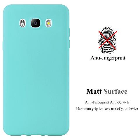 Custodia Compatibile Con Samsung Galaxy J7 2016 In Candy Blu - Coperchio Protettivo In Silicone Tpu Flessibile - Foto 2