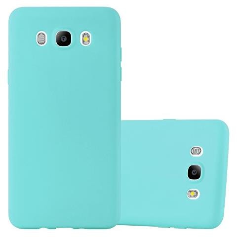 Custodia Compatibile Con Samsung Galaxy J7 2016 In Candy Blu - Coperchio Protettivo In Silicone Tpu Flessibile - Foto 1