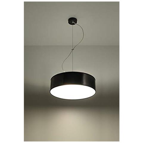 Arena 35 - Lampada A Sospensione, In Pvc, Colore: Nero - Foto 2
