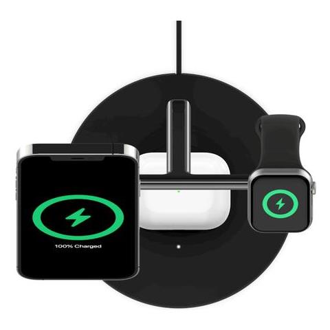 BELKIN - MagSafe drahtloses 3-in-1 Ladegerät, schwarz WIZ009vfBK - ePRICE