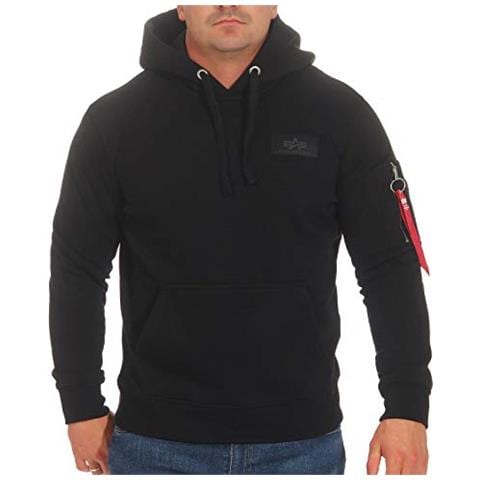 Precedente Stampa Hoody Maglia Di Tuta, Negro, Xl Uomo - Foto 1