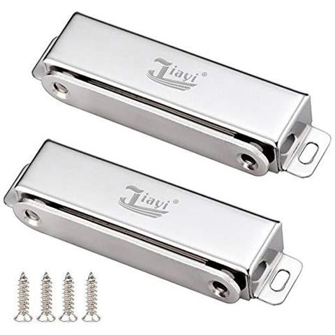 Porta Magnetica Cattura 2 Pack Cupboard Magnete 28kg Pull Chiusure Magnetiche Forte Chiusure Hardware Resistente Dellacciaio Inossidabile Targa Magnetica Per Kitchen Wardrobe Magnet Chiudiporta Armadio Porta Di Chiusura - Foto 1