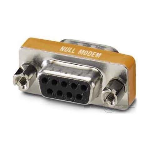PSM-AD-D9-NULLMODEM D-Sub 9-Pin D-Sub 9-Pin Marrone, Grigio cavo di interfaccia e adattatore - Foto 1