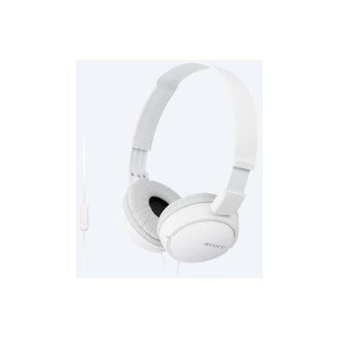 MDR-ZX110AP Padiglione auricolare Stereofonico Cablato Bianco auricolare per telefono cellulare - Foto 1