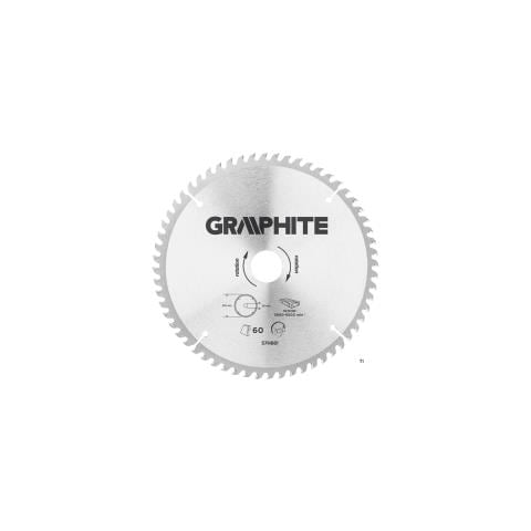 Lama Per Sega Circolare 216 Mm 60 Denti Lama 216 Mm, Foro Albero 30 Mm, Denti 60, Spessore 2,0 Mm, Spessore Taglio 2,8 - Foto 1