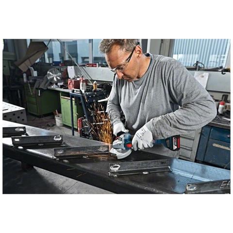 Professional 06019j4002 Gws 18 V-10 Smerigliatrice Angolare (cartone Da 125 Mm), In Karton, senza Batteria E Caricatore, Solo - Foto 6