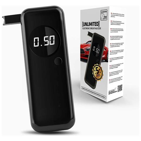 Etilometro Professionale Alcool Test Portatile Tascabile Digitale Controllo Led - Foto 8
