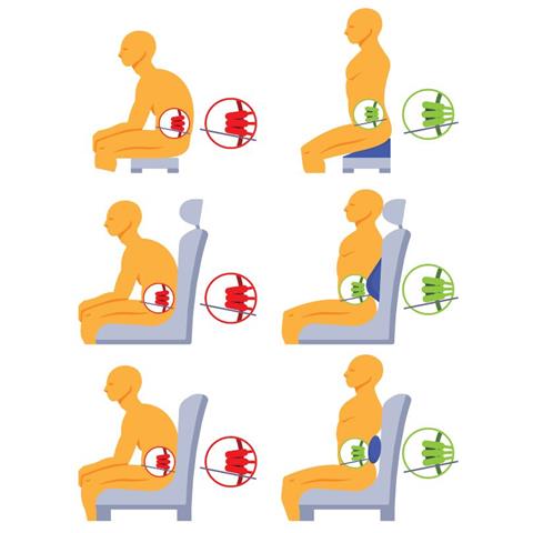 Set Di Supporto Posturale Grigio - Foto 2