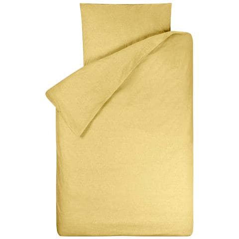 Biancheria Da Letto Bo Uni Giallo Senape 135 X 200 - Foto 1