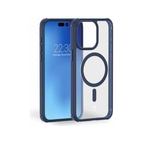 Cover Rinforzata Air Frost Magsafe Per Iphone 15 Pro Max, Blu Marine - Foto 1
