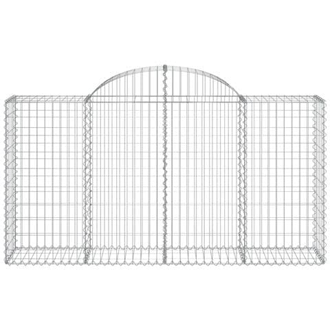 Cesto Gabbione Ad Arco 200x50x100/120 Cm Ferro Zincato - Foto 2