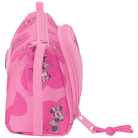 Astuccio Per La Scuola Con Accessori Minnie Mouse Loving Rosa 20 X 11 X 8.5 Cm (32 Pezzi) - Foto 2