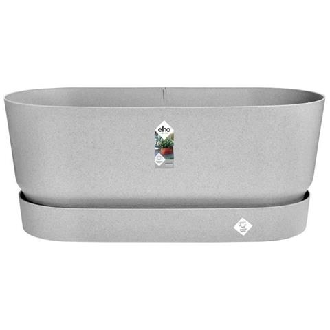 Vaso Rettangolare Da Balcone Elho Grigio 60 Cm Plastica Ovalada - Foto 1