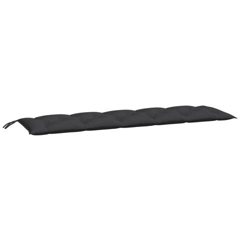Cuscino Per Panca Nero 180x50x7 Cm In Tessuto Oxford - Foto 2