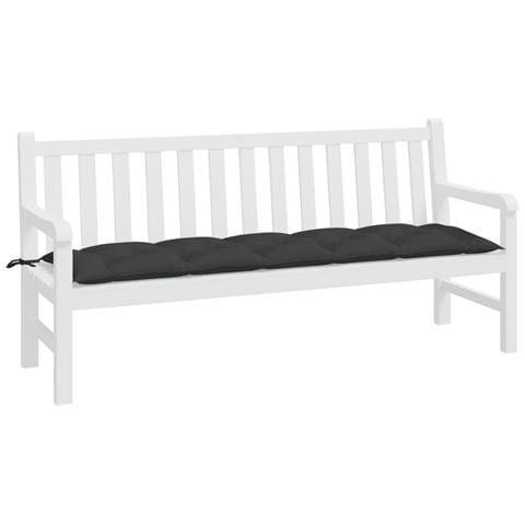 Cuscino Per Panca Nero 180x50x7 Cm In Tessuto Oxford - Foto 3