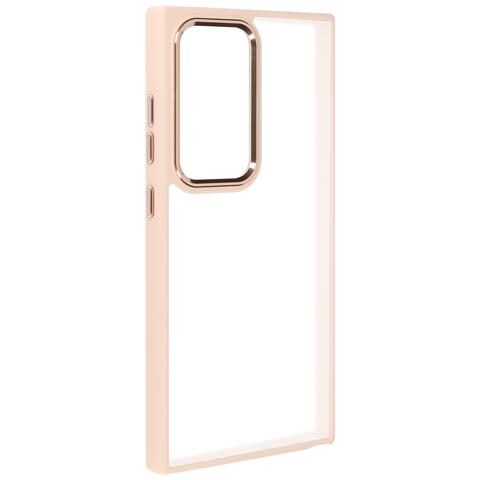 Cover Per Samsung S24 Ultra Retro Rigido Bordo Flessibile Design Fumé - Foto 2