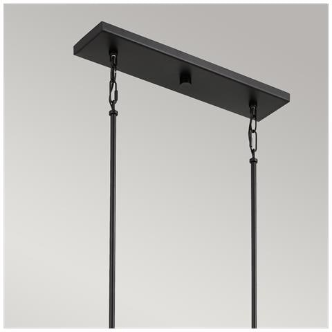 Lampadario Industrial Nordico Bismarck Acciaio Nero Terra 5 Luci E27 - Foto 2