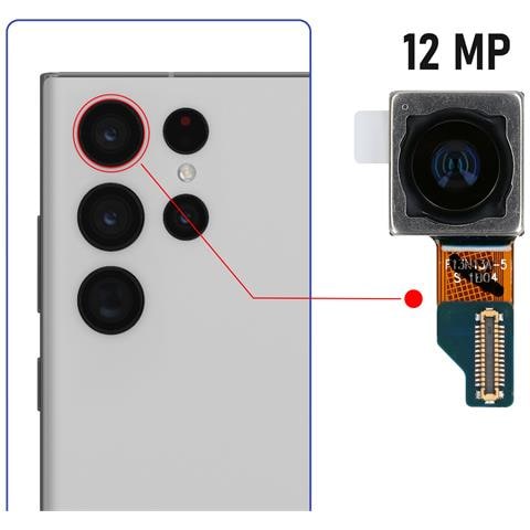 Sensore Ultra Grandangolo Galaxy S22 Ultra 12mp Originale, Nero - Foto 4