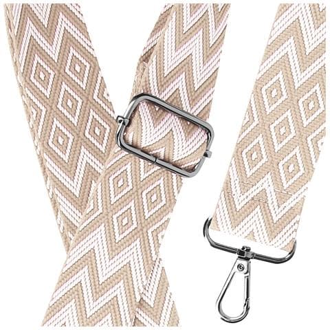 Borsa A Tracolla Multiscomparto Cute In Pelle, Beige - Foto 5