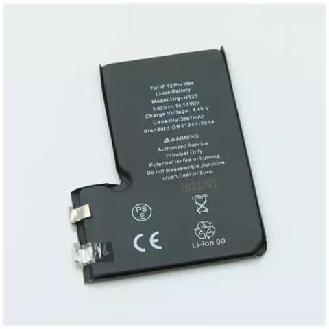 Batteria Pila Per Iphone 12 Pro Max A2466 3687 Mah 4.45v Qualita' Originale - Foto 1