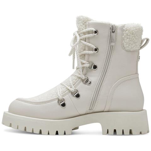White Casual Closed Booties Stivaletti Tessile Scarpe Donna Bianco Eu 40, 1-26288-41 100 - Foto 3