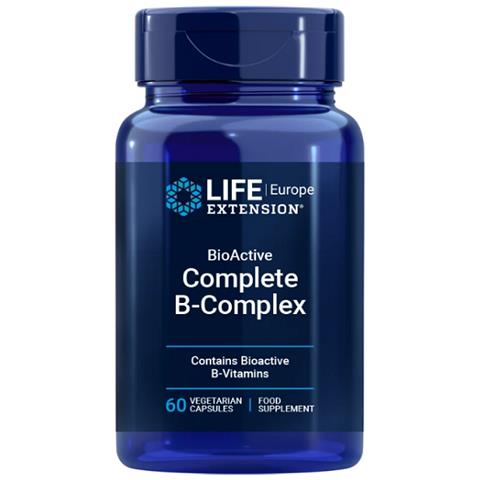 Bioactive Complete B-complex 60 Capsule Vegetali Life Extension - Foto 2