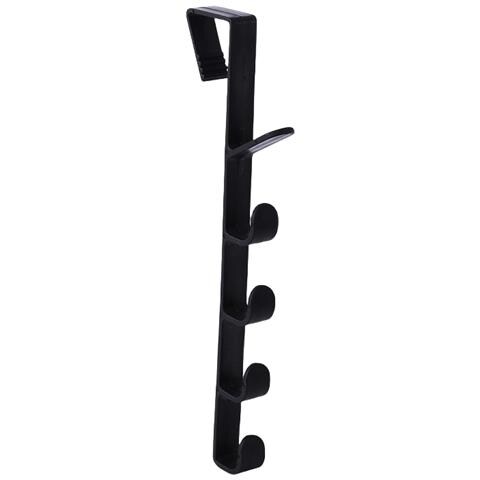 Set Di 2 Ganci Da Porta, Soluzione Salva-spazio Black - Foto 1