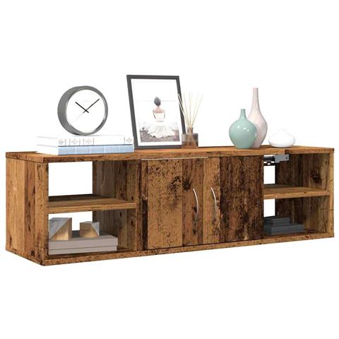 Armadietto A Muro Legno Vecchio 101x30x29 Cm In Truciolato - Foto 1