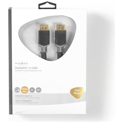 CCBW37014AT30 cavo DisplayPort 3 m Antracite, Grigio - Foto 3
