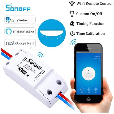 Dam  Smart Home Convertitore Wi-fi Per Prese E Interruttori 8x2x3 Cm. Colore Bianco - Foto 2
