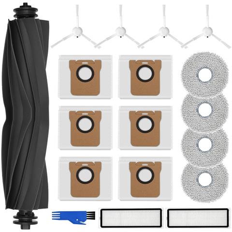 Kit Di Accessori Sostitutivi Per Robot Aspirapolvere Xiaomi X20+/dreame L10s Ultra, 4 Panni Per Mocio, 6 Sacchetti Per La Polvere, 1 Spazzola Principale, 4 Spazzole Laterali, 2 Filtri - Foto 1