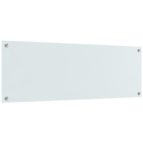 Schienale da Cucina Bianco 120x40x0,6 cm in Vetro Temperato - Foto 1