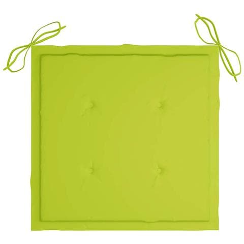 Sedie da Giardino con Cuscini e Tavolino in Massello di Acacia - Foto 9