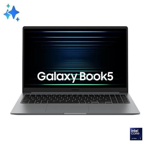 Notebook Galaxy Book5 NP754XHD-KD4IT Intel Core Ultra 7 255U Monitor 15.6" Full HD RAM 32GB SSD 512GB Intel Arc Graphics Windows 11 Pro - Foto 1
