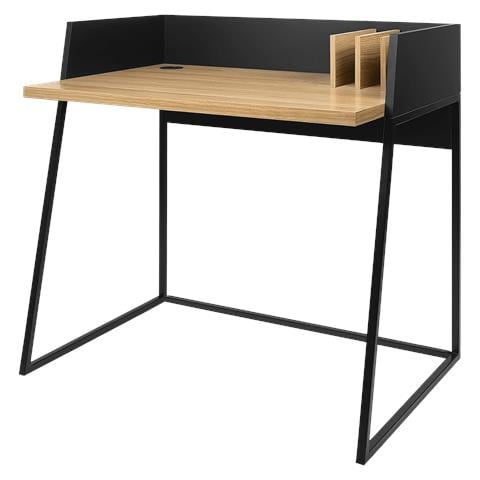 Scrivania In Legno E Nero Charles - Foto 1