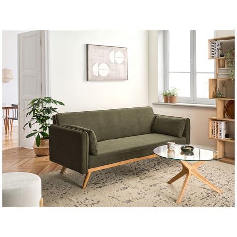 Divano Letto Asaa Tessuto Verde - Foto 1