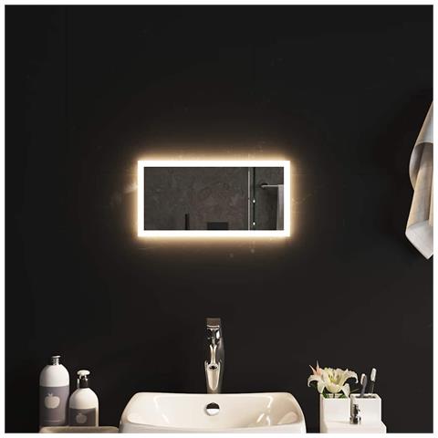 Lusso Casadino -  Specchio Da Bagno Con Luci Led 40x20 Cm - Foto 6