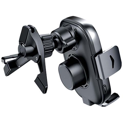 Supporto Auto Con Carica Wireless 15w Qi Veloce, Nero - Foto 2