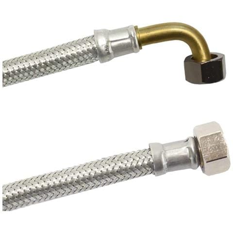 Tubo Flessibile In Acciaio Inox  Dn8  3/8   Dvgw - Foto 1