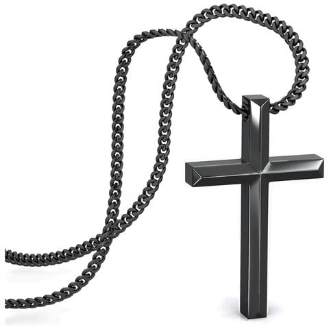 Collana Da Donna Premium [leggera] | Acciaio Inossidabile 316l | Colore: Nero - Foto 1
