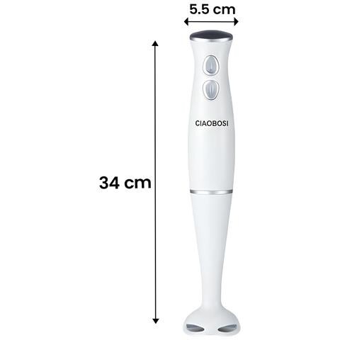 Frullatore A Immersione Multifunzione Da 300w Con Lama In Acciaio Inossidabile - Foto 4