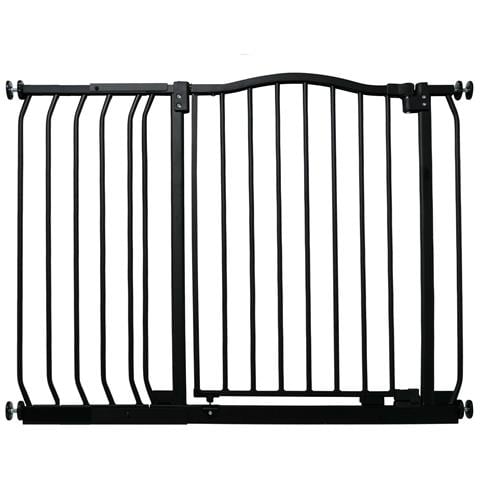 Bettacare Cancelletto Per Cani Con Parte Superiore Incurvata, 116cm - 125cm, Nero Opaco - Foto 1