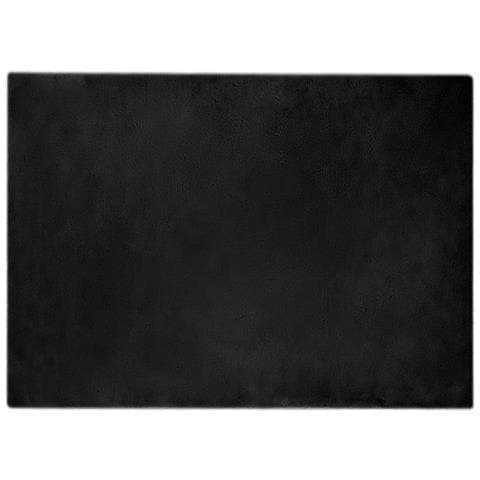 Tappeto in Pelliccia Sintetica di Coniglio Olite Nero - Foto 1