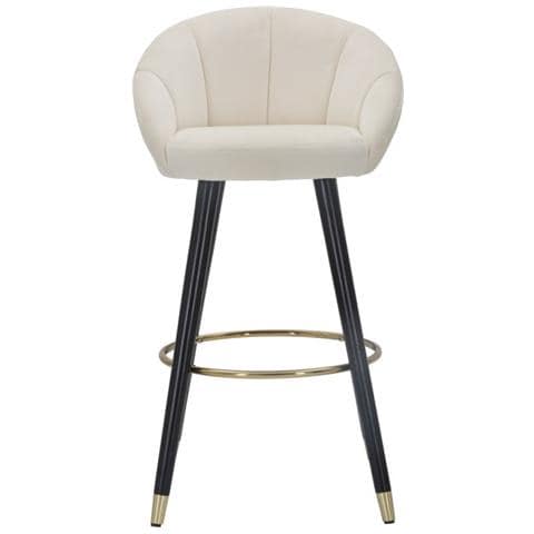 Sgabello Da Bar Prague Crema - 55 X 56 X H 104 Cm - Foto 2