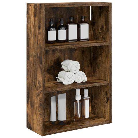 Armadio da bagno a muro Quercia Affumicata 40 x 16 x 62,5 cm - Foto 2