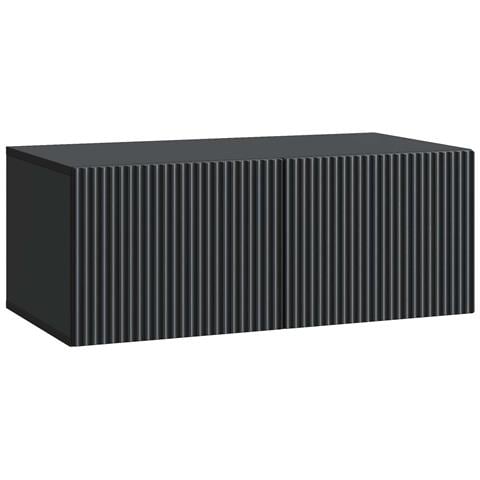 Mobile Porta TV da Muro Nero 78,5 x 41 x 30 cm - Foto 1